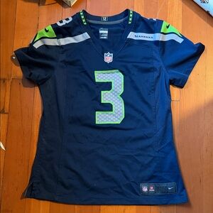 Nike Navy Blue Jersey with Green Accents